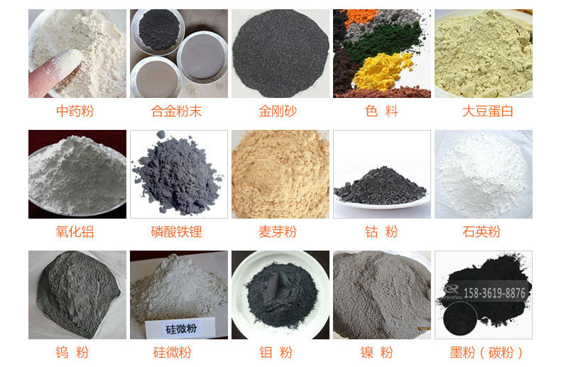 氣體保護超聲波振動篩的行業應用:中藥粉,合金粉末,金剛砂,色料,大豆蛋白,氧化鋁,磷酸鐵鋰,麥芽粉,鈷粉,石英粉,鎢粉,硅微粉,鉬粉,墨粉。