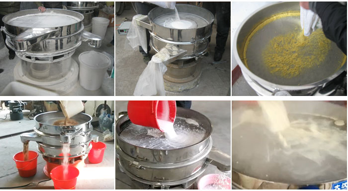 豆漿振動篩可適用于化工行業、食品行業、冶金礦業、公害處理等行業