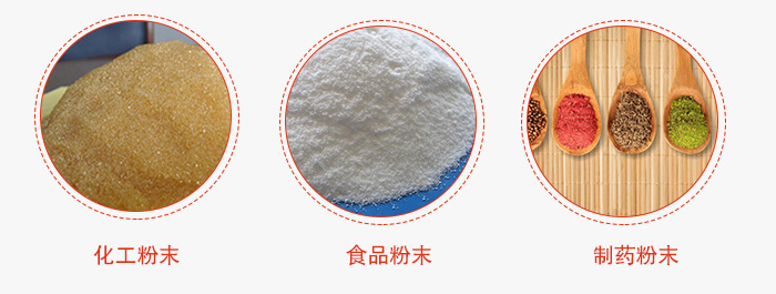 磁懸浮試驗篩適用物料：化工粉末，食品粉末，制藥粉末等。